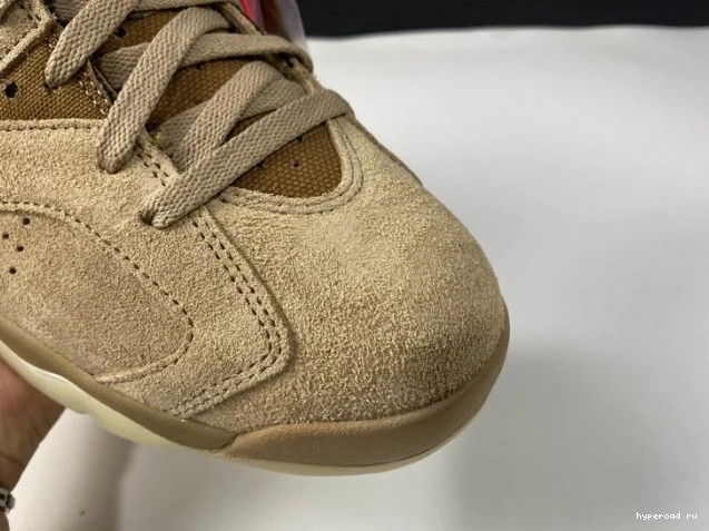 Khaki Air 6 Jordan Scott Travis British DH0690-200 Retro 1124